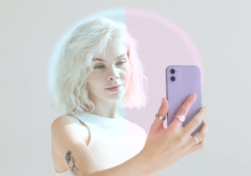 Glitchy Glam effect preview